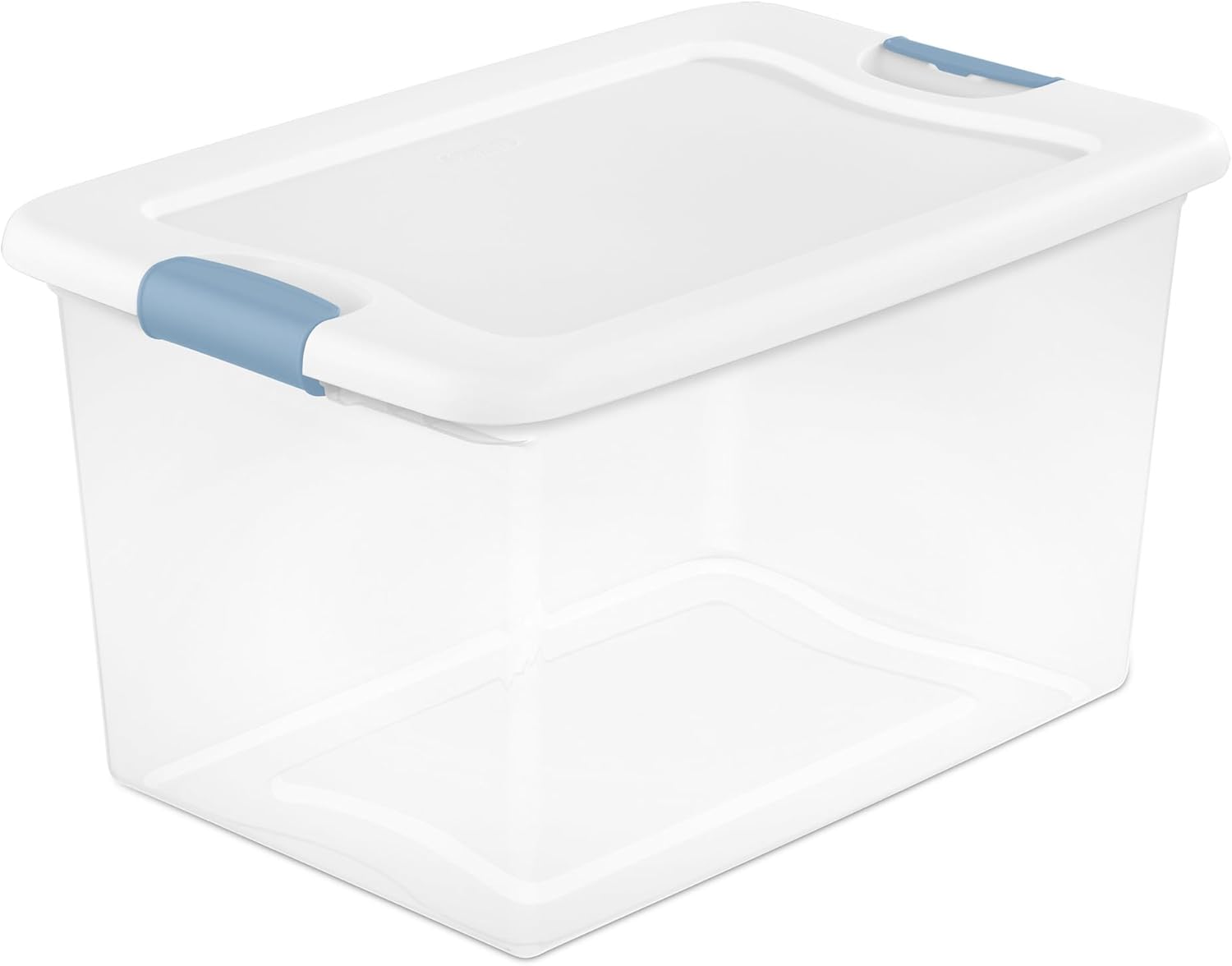 Sterilite 4-Pack 64 Quart Latching Box. Clear Plastic Storage Organizer Bins with White Lids - Large Stackable Containers for Home Bedroom. Dorm Room. and Closet Organization - Image 9