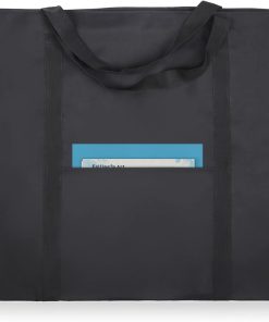 JJRING Dacron Light Weight Art Portfolio Tote Bag. 25'' x 37'' for 24'' x36'' Black Carrying Storage Case For Poster. Sketching. and Drawing